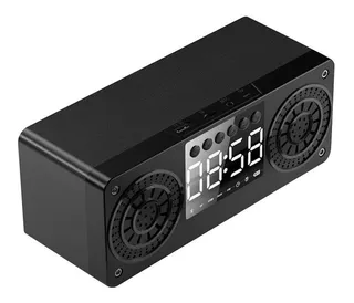 A10 Portátil Bluetooth 5.0 Bocina Reloj Despertador Radio