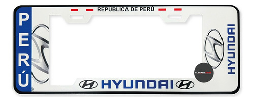 Portaplaca Estilo Europeo Universal Hyundai 2pcs