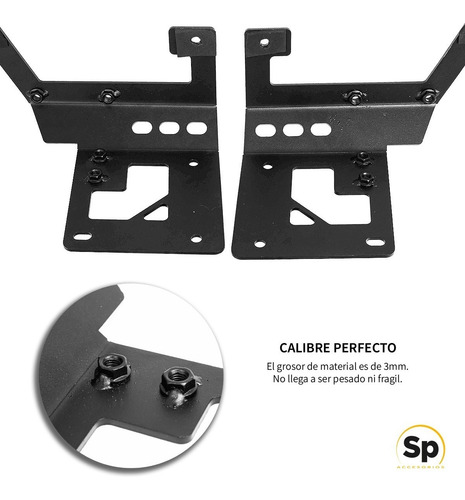 Imagen 4 de 8 de Diadema Bracket Para Barra Led Jeep Jl Wrangler 2019/2021