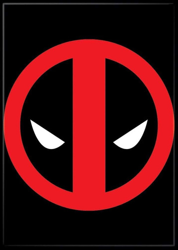 Ata-boy Marvel Comics Deadpool Logo 2.5  X 3.5  Iman Para R