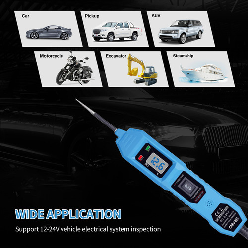 Detector De Circuito, Pantalla Led, Luz De Coche, Probador D