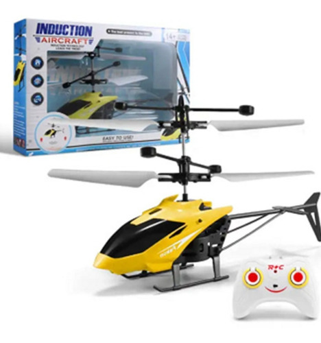 Imagen 1 de 3 de Helicoptero Con Control Remoto Varios Colores Con Luz Led