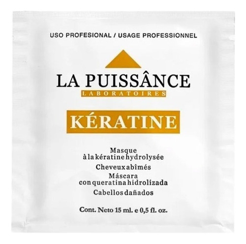Kit Mascara Keratine Anti-frizz X10 La Puissânce 15ml 