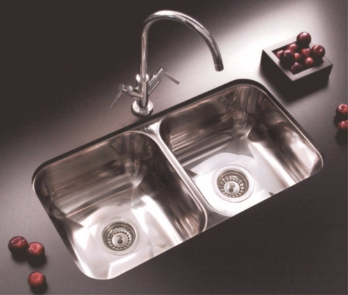 Bacha Cocina Doble Johnson C37/18 70x37x18 Acero Inoxidable