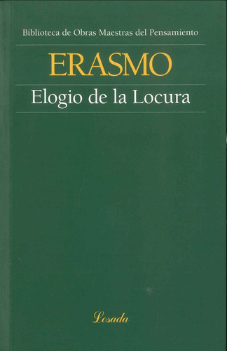 Libro Elogio De La Locura