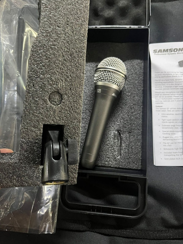 Micrófono Samson Q7 dinámico supercardioide negro