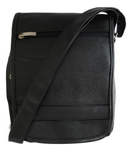 Morral Renzo Negro, Portatablet 12puLG (28×22×5), Cuero Pu.