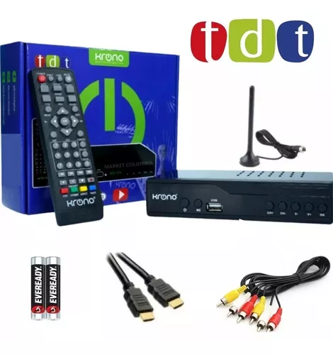Decodificador Krono TDT Receptor Tv Digital Dvb Hdmi