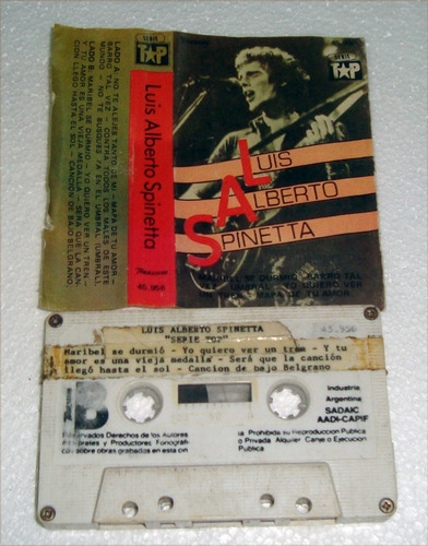 Luis Alberto Spinetta Exitos Cassette Muy Raro Kktus