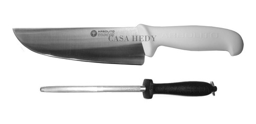 Kit Cuchillo Arbolito Carnicero Inox. 2907 Chaira Raya Boker