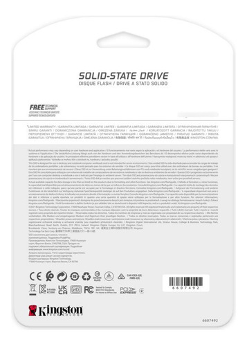 Disco Estado Sólido Interno Kingston Fury Renegade 4tb