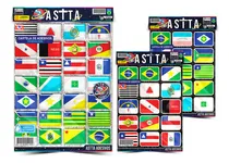 Comprar Cartela Adesivo Bandeiras Brasil Estados Brasileiros Resinad