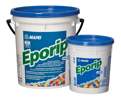 Imagen 1 de 2 de Eporip Kit Epoxico, 2 Kgs (reparador Y Union Concreto)