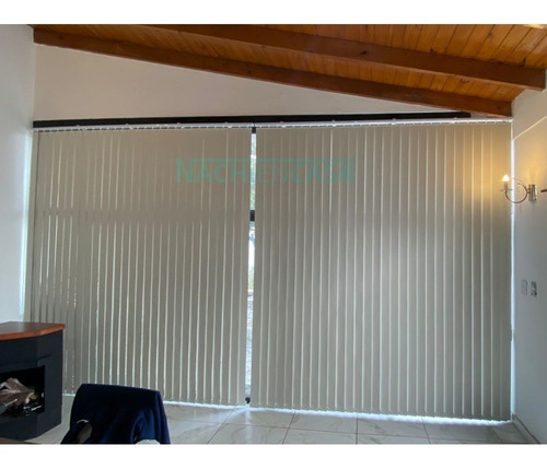 Cortina Bandas Verticales Black Out 155x130 Ventana 150x120