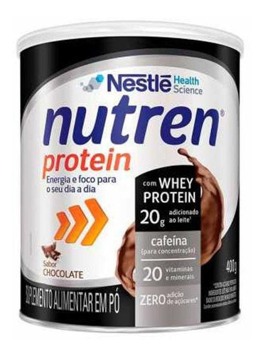 Sup Alim Com Whey Choc Nestlé Nutren Protein 400g