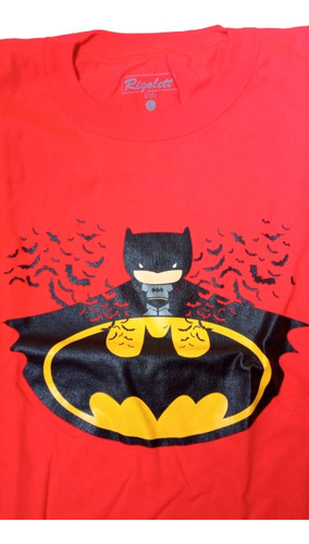 Playera Niño 8-10 Manga Corta Toothless Algodón - Batman 02