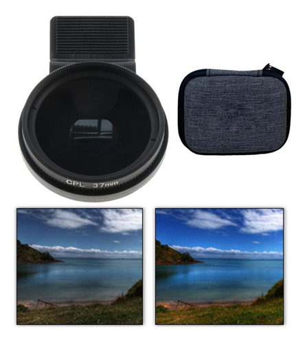Filtro De Lente Cpl Polarizador De Teléfono De 37 Estilo B