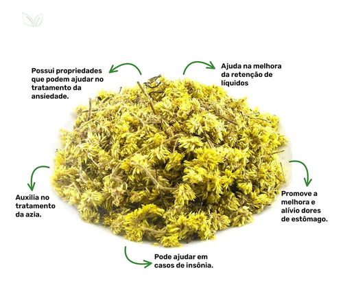 Chá De Marcela Flor Orgânica 100 % Natural 100 Gramas