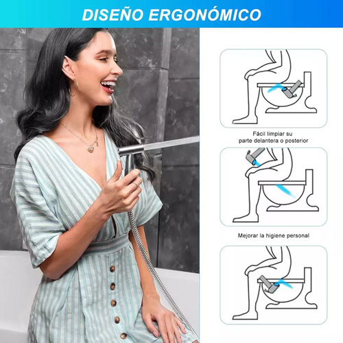 Ducha Bidet Arabe Wc Inodoro Acero Inoxidable