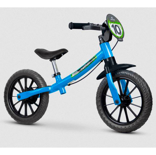 Bicicleta De Equilíbrio Aro 12 Nathor Masculina Azul