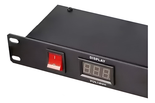 Filtro De Linha Para Rack Parthson Com Voltimetro 8 T