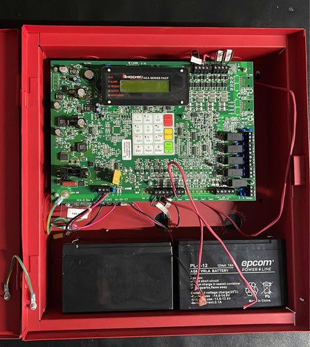 Panel Control Alarma Incendio (Usado)