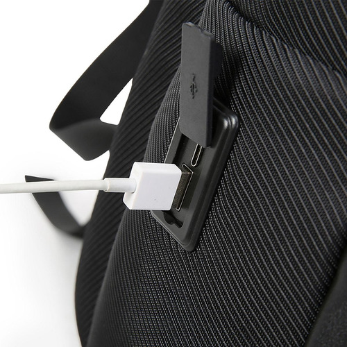 Mochila Democrata Executiva Usb Multicompartimentos Notebook