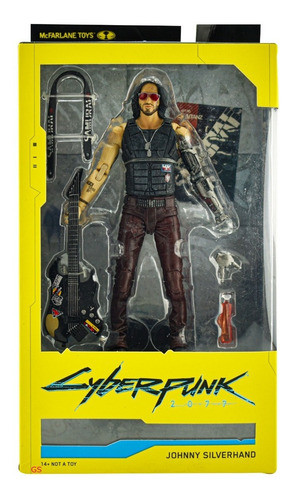 Cyberpunk 2077 Johnny Silverhand Figura 17 Cm Mcfarlane Toys