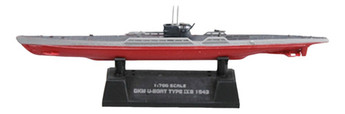 Miniatura Submarino Dkm U-boat 1/700 Easy Model St 37318 Cor Vermelho/cinza