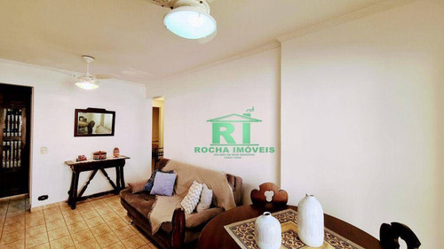 Imagem 2 de 19 de Apartamento Na Praia, Vista Para O Mar, Sacada, 2 Dormitórios + Dependência De Empregada, 1 Vaga De Garagem, Pitangueiras, Guarujá/sp - Ap5529