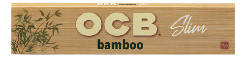 Combo De 3 Cajitas De Rolling Paper Cueros Ocb Bamboo Slim