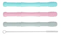 Comprar Tubo De Dentición Para Bebés De Silicona Juguetes 4 Piezas