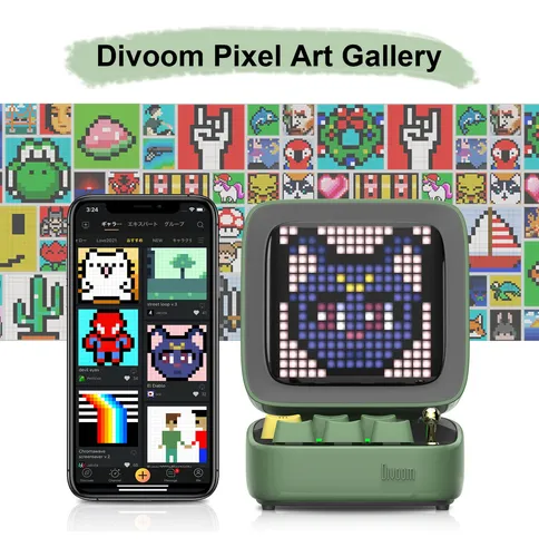 Altavoz Bluetooth Divoom Ditoo Programable Pixel Art Led