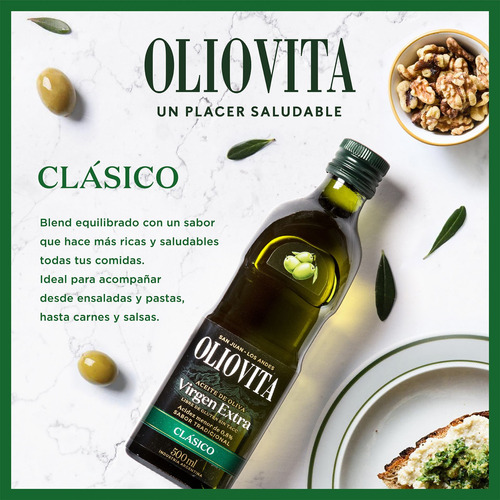 Imagen 2 de 4 de Aceite Oliva Virgen Extra Oliovita Clásico Bidón 5 Litros