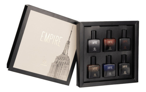 Pefume Para Homem Empire Mini Com 6 Unidades 25ml Cada Edição Dia Dos Pais Hinode Miniatura Presente Volume Da Unidade 25 Ml
