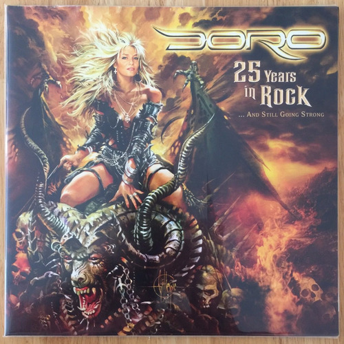 Lp Doro 25 Years In Rock (2010) - Vinil Laranja Importado!!!