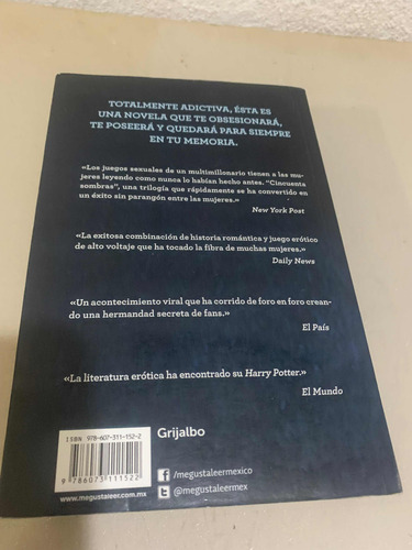 Libro Cincuenta Sombras Liberadas (Usado)