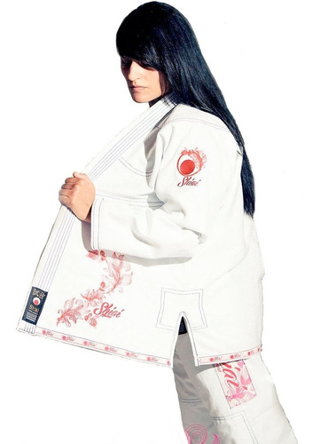 Kimono Bordado De Mujer Jiu Jitsu Shiai Dama Bjj Brazilian