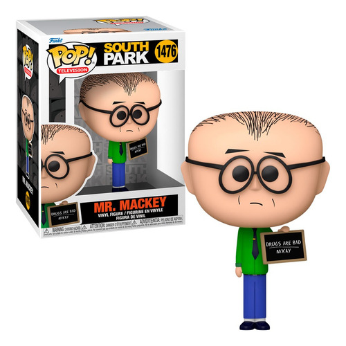Funko Pop Tv: South Park - Mr Mackey Con Letrero