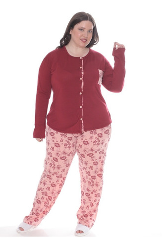 Pijama De Mujer Invierno Talles Super Especiales Art 807