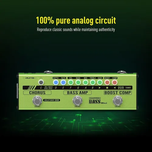 Valeton Mes-2 Dapper Bass Mini Effect Strip | Parcelamento sem juros