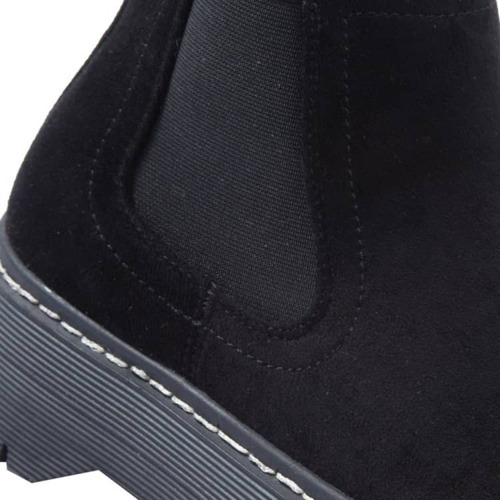 Bota Chelsea Pu Con Plataforma Mujer Goodyear Negro