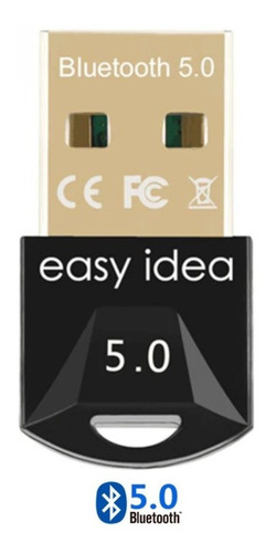 Imagem 1 de 6 de Adaptador Usb Bluetooth 5.0 Real Para Pc Notebook