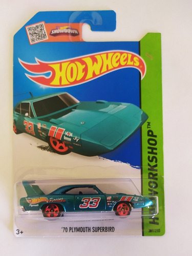 Hot Wheels 70 Plymouth Superbird Azul Celeste 229/250