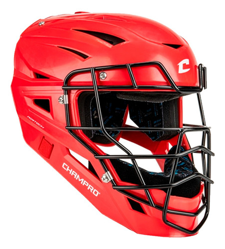 Careta Beisbol Champro Cmhxu Rojo 6 1/4-7 In Juvenil