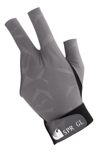 Guante De Billar De 3 Dedos, Guante De Billar De Mano Gris