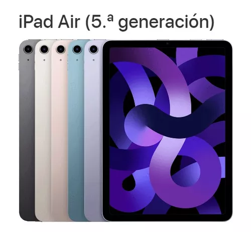 REACONDICIONADO C: Tablet - APPLE iPad Air (2022 5ª gen), Gris Espacial, 64  GB, 10,9 , 64 GB RAM, Chip M1 con Neural Engine, iPadOS