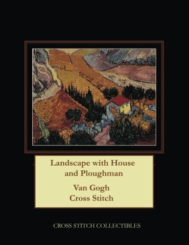 Landscape With House And Ploughman Van Gogh Cross Stitch Pat