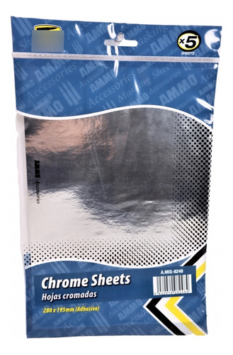 Ammo Mig Jimenez Amig8248 Chrome Sheets 280x195 Mm