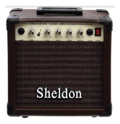 Amplificador Sheldon Violao Vl2800 20 Watts